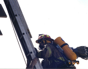 Me doing my practicals for Firefighter 1 & 2.